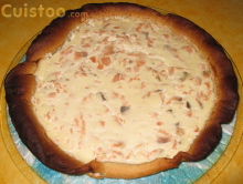 Photo de la tarte au saumon