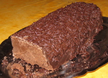 photo gateau entame. cake au chocolat