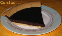 photo tarte moelleuse au chocolat