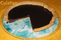 photo tarte moelleuse au chocolat