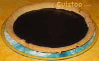 photo tarte moelleuse au chocolat